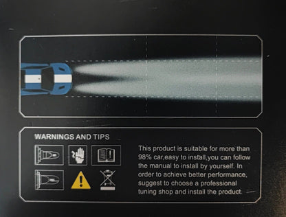 Mi2LED LED Car Headlight Kit 3000LM - H3: High-Quality, Energy-Efficient Lighting Solution for Your Vehicle - Electromann SA