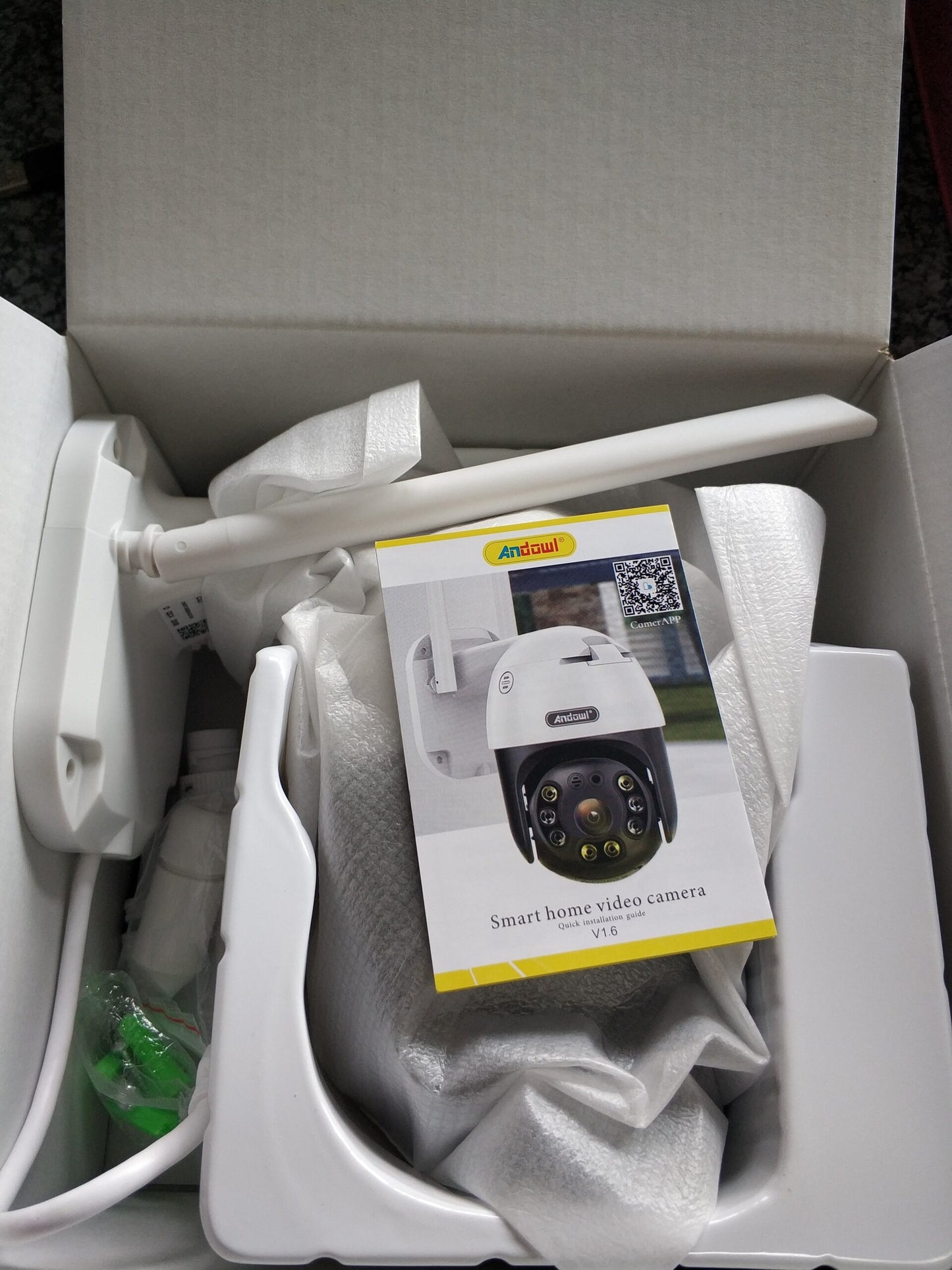 Andowl Q-S4 MAX 8K AI Wifi Constant Speed Dome IP PTZ Camera - Electromann SA