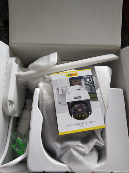 Andowl Q-S4 MAX 8K AI Wifi Constant Speed Dome IP PTZ Camera - Electromann SA