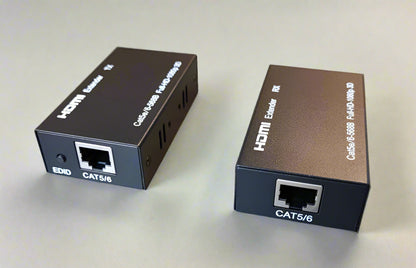 High-Quality 60m HDMI 1080P Over CAT5e/CAT6 Extender | Extend HDMI Signals up to 60 Meters - Electromann SA