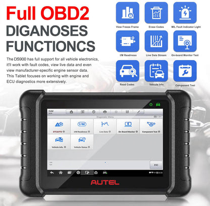 Autel MaxiDas DS900 Advanced Diagnostic Scanner - Electromann SA