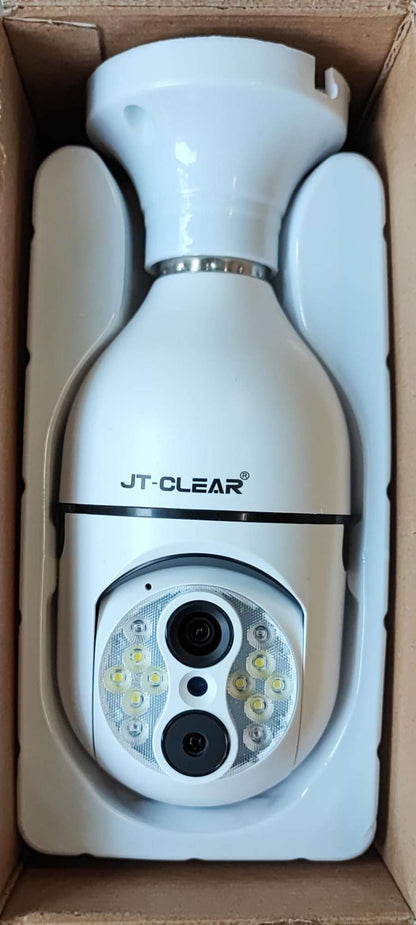JT-CLEAR 2MP HD Wifi Intelligent Cradle Head Smart Camera - High-Quality Surveillance Camera with Remote Monitoring and Motion Detection - Electromann SA