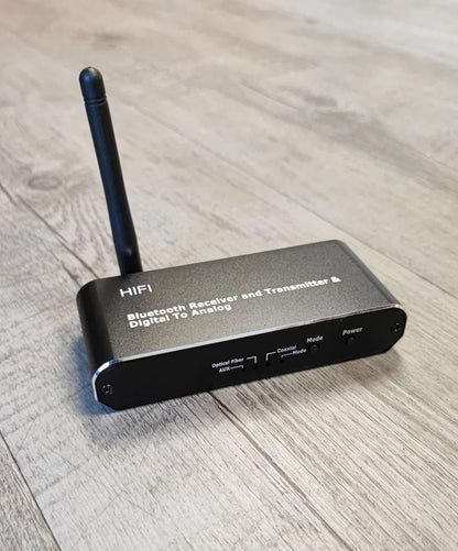 D09 Wireless Bluetooth Receiver/Transmitter and Digital to Analog Converter - Stream Music Wirelessly & Enhance Audio Quality - Electromann SA