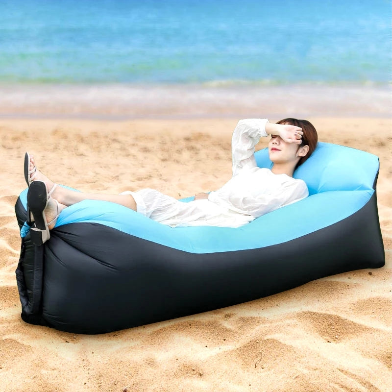 Outdoor Fast Inflatable Air Sofa - Durable and Waterproof Sofa for Outdoor Activities - Electromann SA