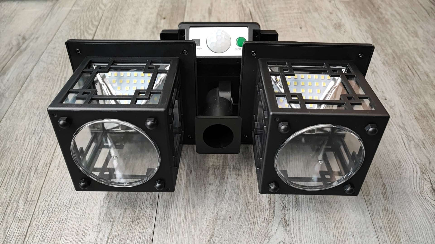 JD-2218 192LED Chip Solar Motion Sensing Remote Controlled Outdoor Light - Bright and Efficient Outdoor Lighting Solution - Electromann SA