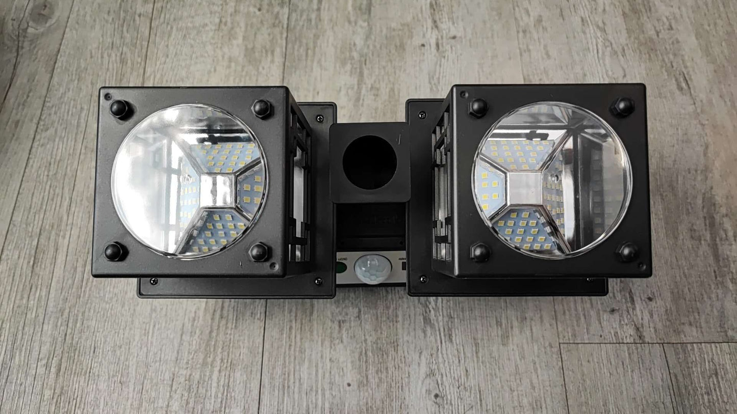 JD-2218 192LED Chip Solar Motion Sensing Remote Controlled Outdoor Light - Bright and Efficient Outdoor Lighting Solution - Electromann SA