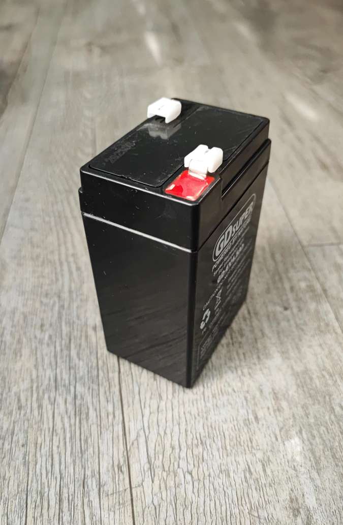 GDSUPER 4.5ah 6v Rechargeable Solar Battery - High-Quality Battery for Solar-Powered Systems - Electromann SA