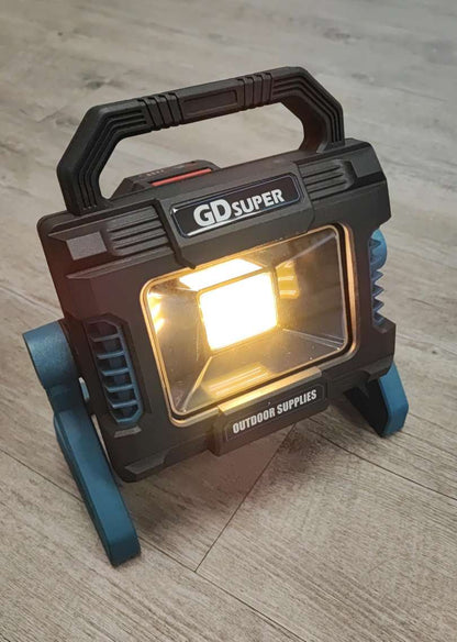 GDSUPER GD102A Heavy Duty Multi-Mode COB Led Portable Outdoor Work Light - Versatile and Durable Lighting Solution - Electromann SA