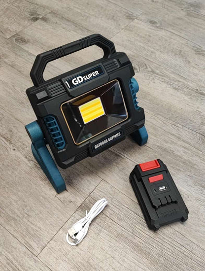 GDSUPER GD102A Heavy Duty Multi-Mode COB Led Portable Outdoor Work Light - Versatile and Durable Lighting Solution - Electromann SA