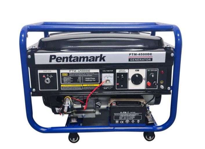 Pentamark PTM-4500DE Portable Petrol Generator - Electromann SA
