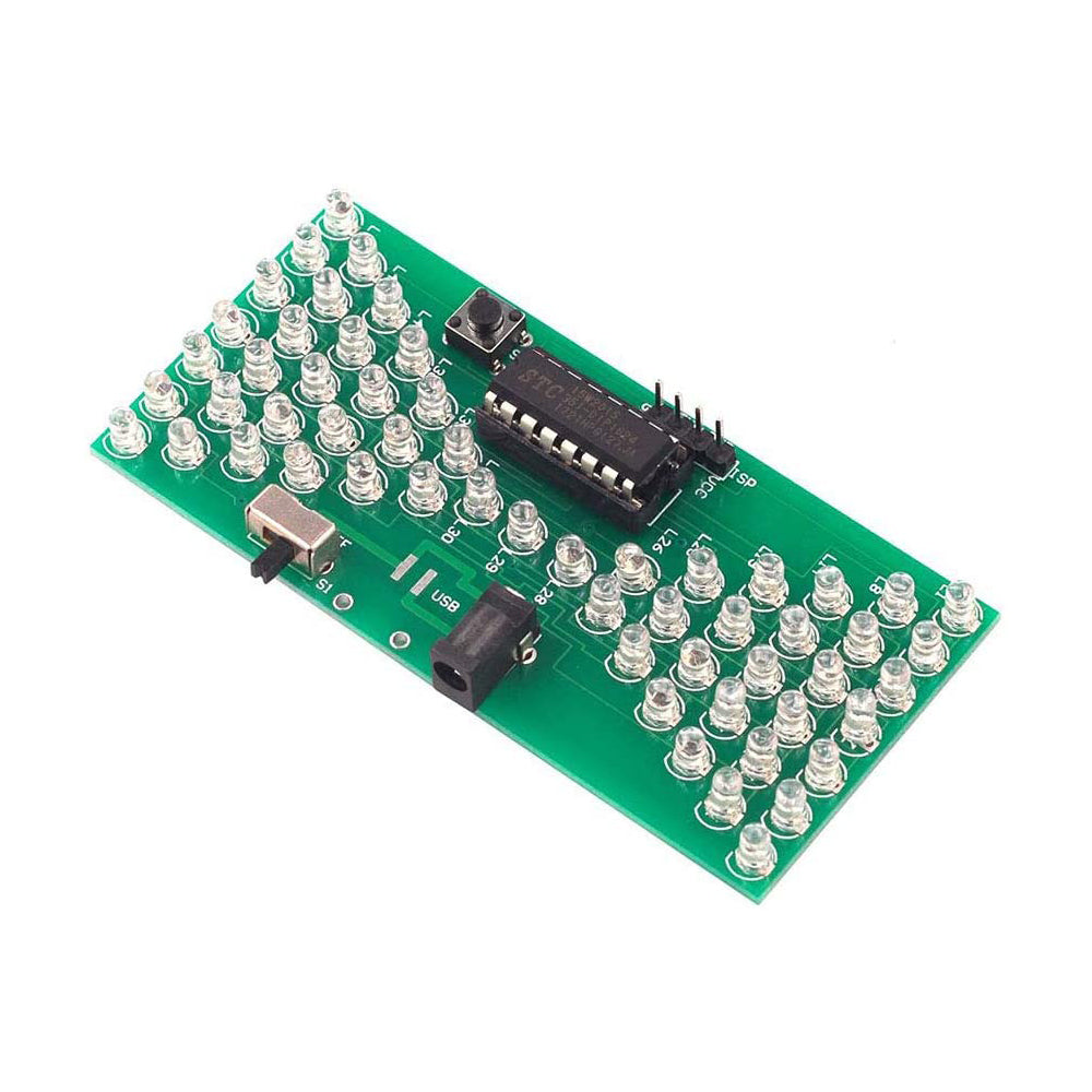 DIY DC 5V Electronic Hourglass LED Lamps Night Light Kit - Create Your Own Mesmerizing Night Light - Electromann SA