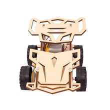 DIY Wooden Four-wheel Drive Racing Car Kit - Build Your Own Racing Car - Electromann SA