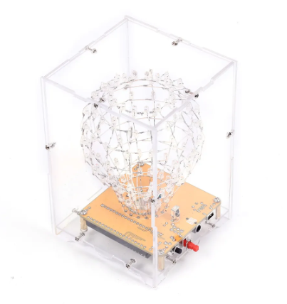 DIY LED Light Cube Apple Ball Music Spectrum RGB Kit - Enhance Your Music Experience - Electromann SA