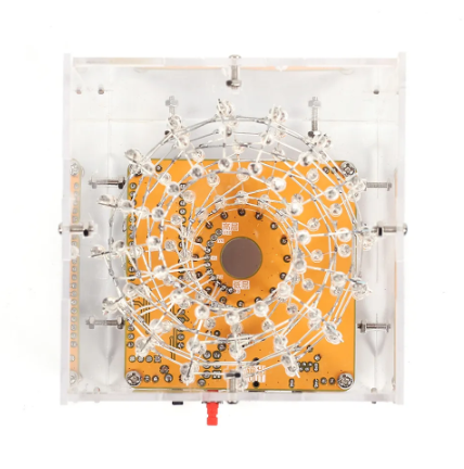 DIY LED Light Cube Apple Ball Music Spectrum RGB Kit - Enhance Your Music Experience - Electromann SA