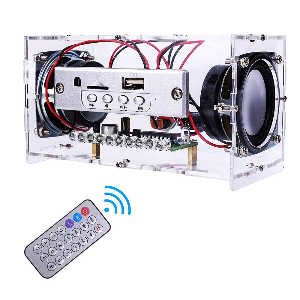 DIY Bluetooth Compatible Speaker Kit - Build Your Own High-Quality Speaker with Wireless Connectivity - Electromann SA