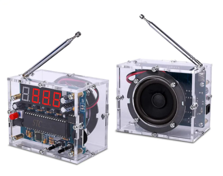 DIY TEA5767 FM Digital Wireless Receiver Radio Kit - Build Your Own FM Receiver - Electromann SA