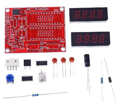 DIY Kit Electronic Voltmeter Ammeter - Measure Voltage and Current with Ease - Electromann SA