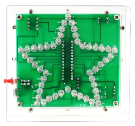 DIY Kit Soldering Suite 3D Five-Pointed Star RGB - Create a Dazzling 3D Star with RGB Light Display - Electromann SA