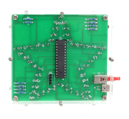 DIY Kit Soldering Suite 3D Five-Pointed Star RGB - Create a Dazzling 3D Star with RGB Light Display - Electromann SA