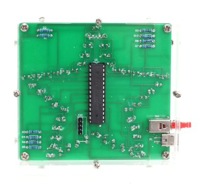 DIY Kit Soldering Suite 3D Five-Pointed Star RGB - Create a Dazzling 3D Star with RGB Light Display - Electromann SA