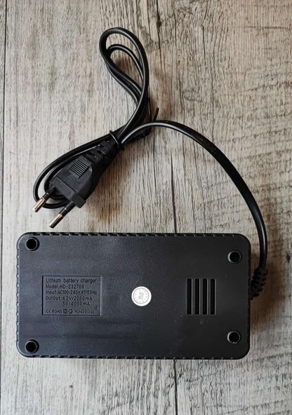 Dual Slot Lithium 16340-18650-26650 2 Cell Charger - Versatile and Reliable Charging Solution - Electromann SA