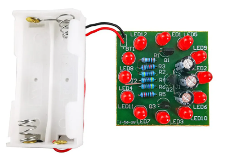 DIY Soldering Kit LED Circular Lamp Suite Light (10006472) - Electromann SA