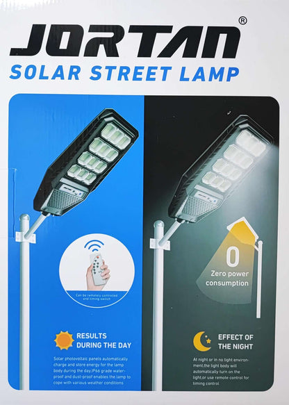 Jortan 500watt Solar Powered LED Street/Pole Light - Electromann SA
