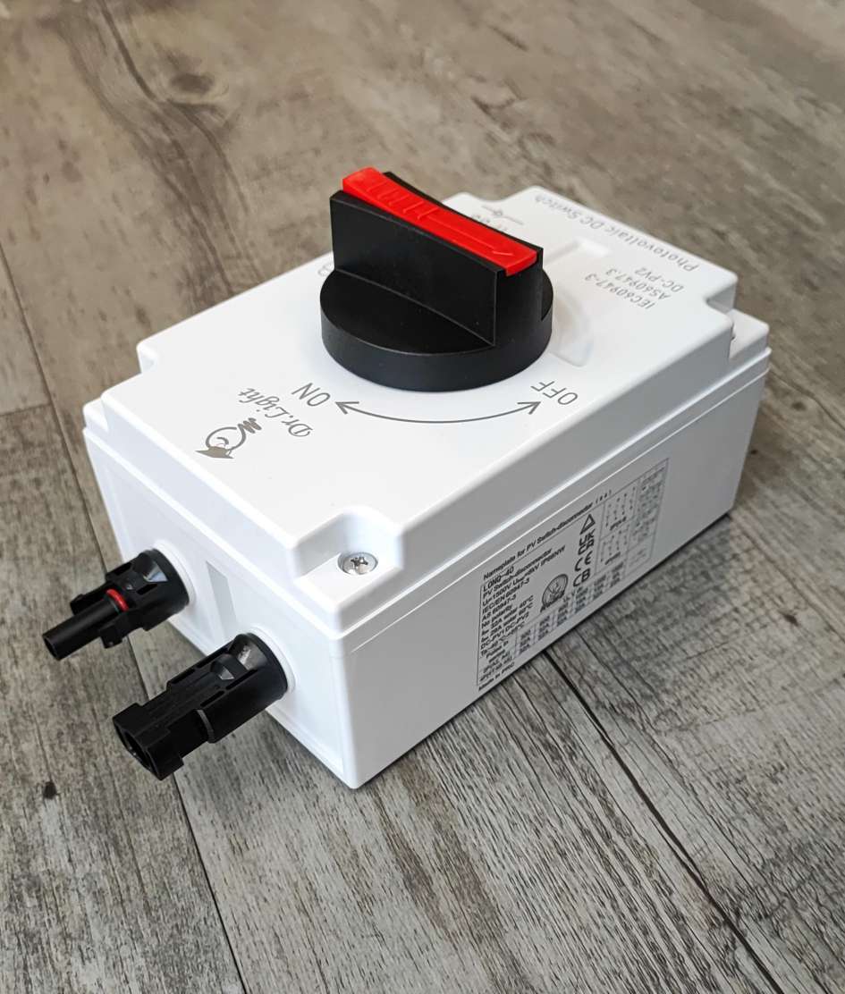 DR Light LONQ-40 40Amp Solar Photovoltaic DC Isolator Switch - Electromann SA