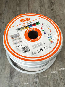 FOYU 50m Heavy Duty Neon Flexible SMD2835 Led Chip LED Weatherproof Rope Light Strip Roll - Electromann SA