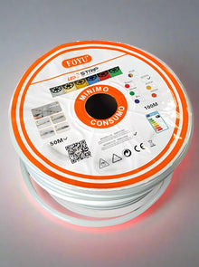FOYU 50m Heavy Duty Neon Flexible SMD2835 Led Chip LED Weatherproof Rope Light - Electromann SA