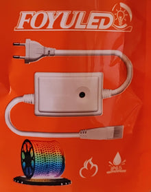 FOYU LED Controller for Heavy Duty Neon Flexible LED Weatherproof Rope Light Strip Roll - Electromann SA