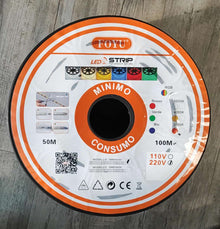 FOYU 100m Heavy Duty RGB Flexible LED Weatherproof Rope Light Strip Roll - Electromann SA