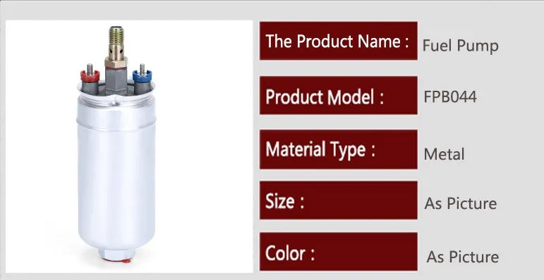 External 044 High Flow Fuel Pump - 300lph - Electromann SA