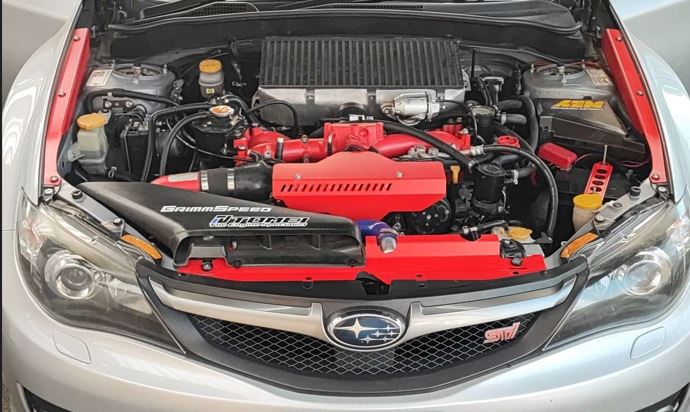 Aluminum Radiator Shroud for 2008-2013 Subaru Impreza WRX/STi GRB ...