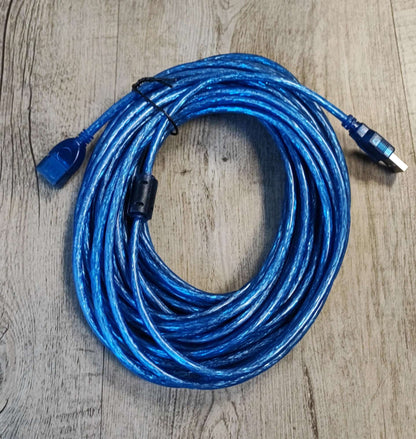 High Speed 10Meter USB Extension Cable - Extend Your USB Devices with Ease - Electromann SA