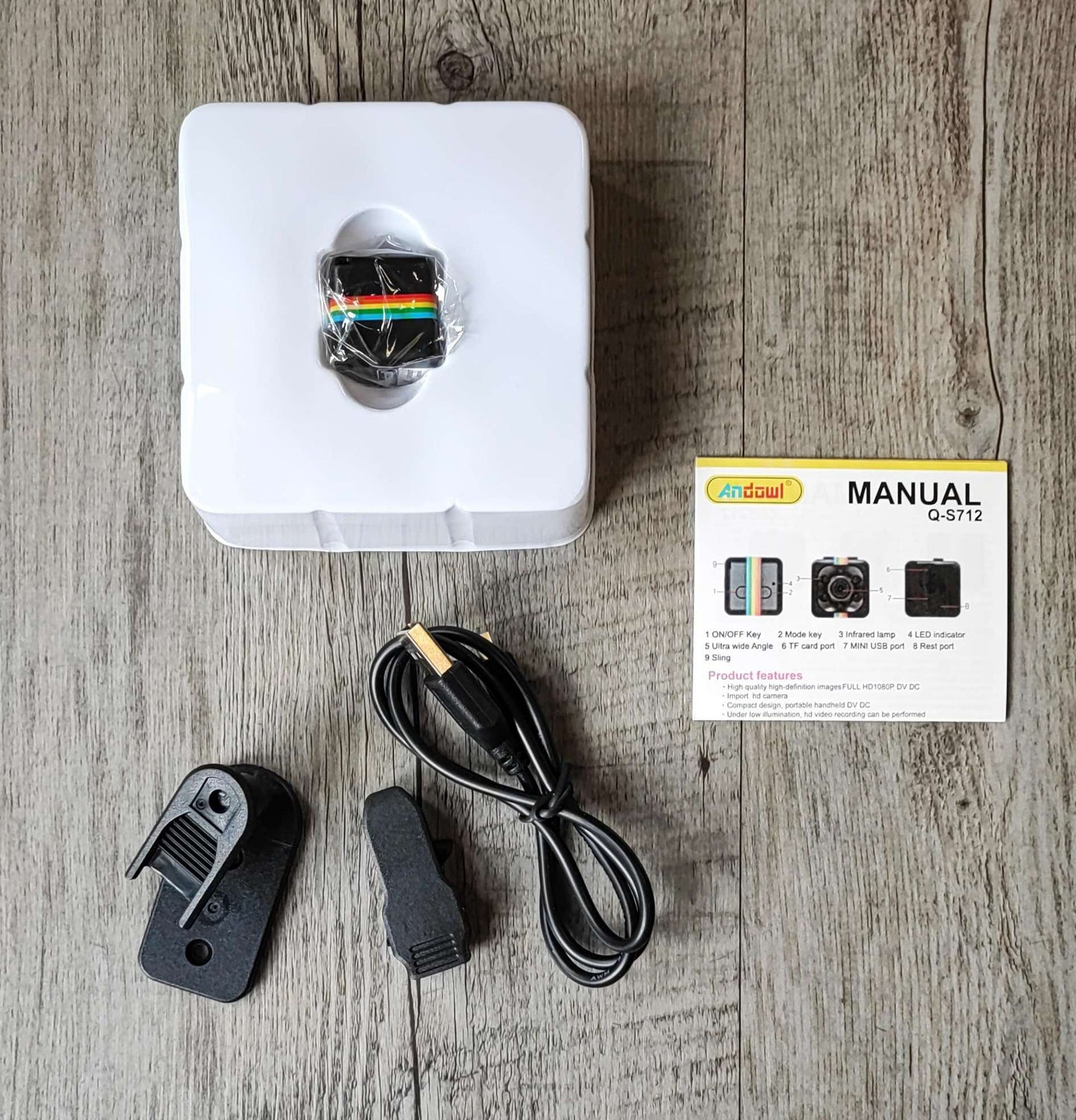 ANDOWL 1080P HD Mini Camera DVR - Electromann SA