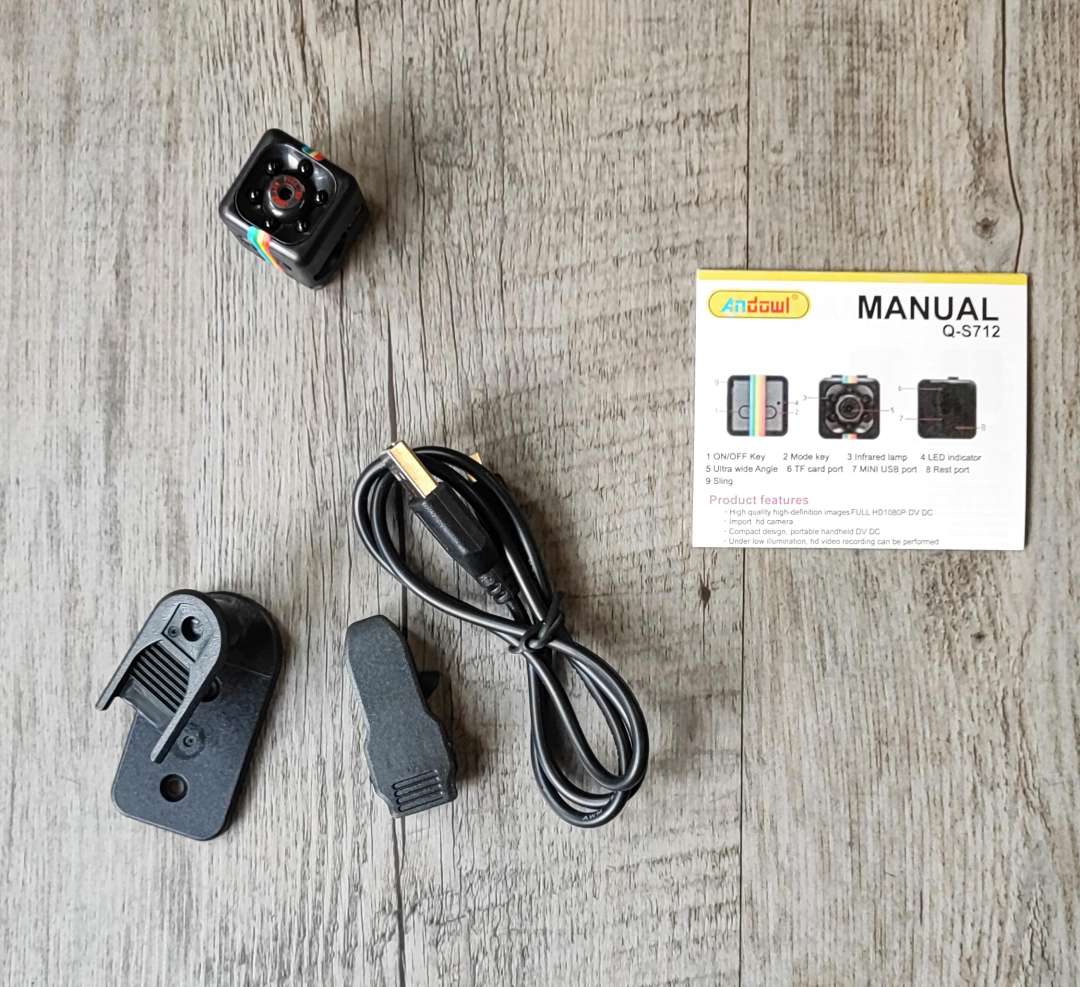 ANDOWL 1080P HD Mini Camera DVR - Electromann SA