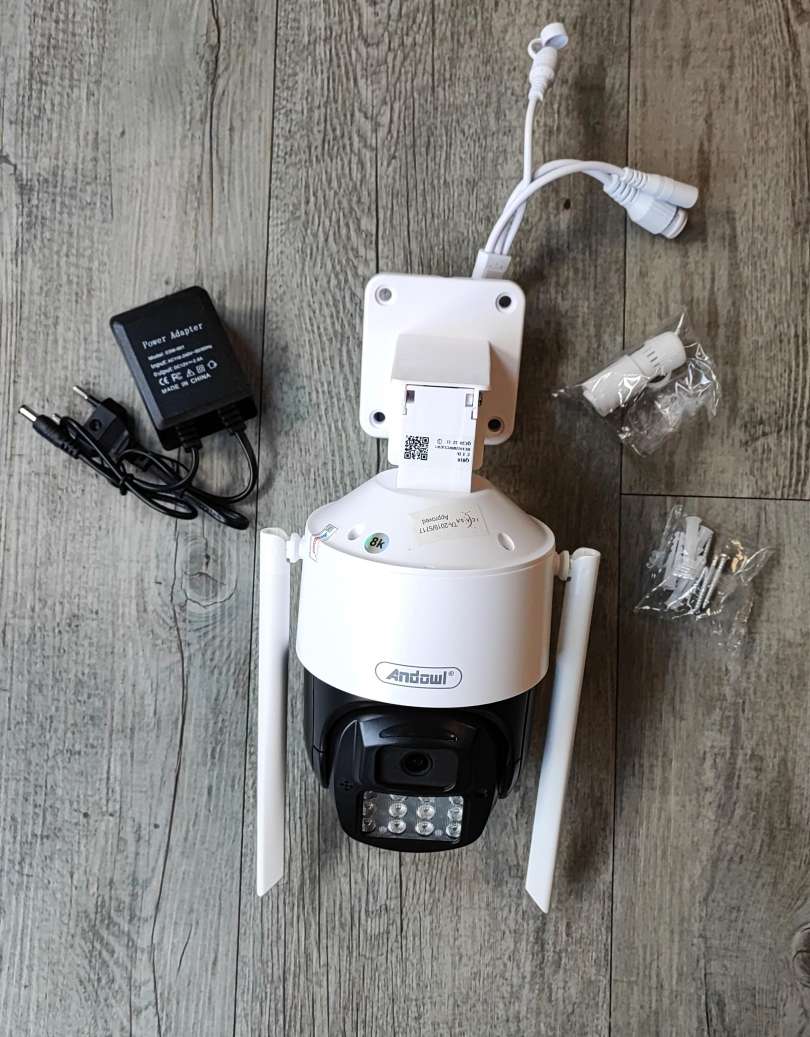 Andowl Q-S6 MAX 8K AI Wifi Constant Speed Dome IP PTZ Camera - Electromann SA