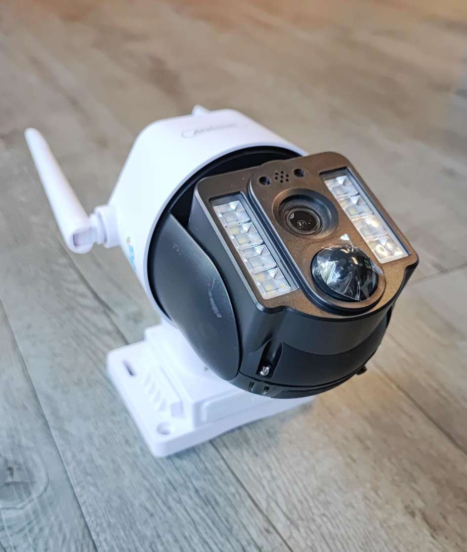 DEMO Andowl Q-V380 4K Solar Intelligent 4G IP PTZ Camera - Electromann SA