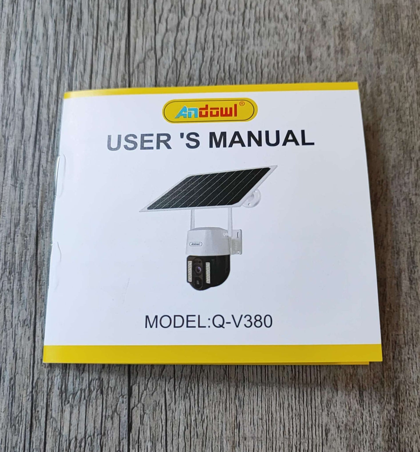 DEMO Andowl Q-V380 4K Solar Intelligent 4G IP PTZ Camera - Electromann SA