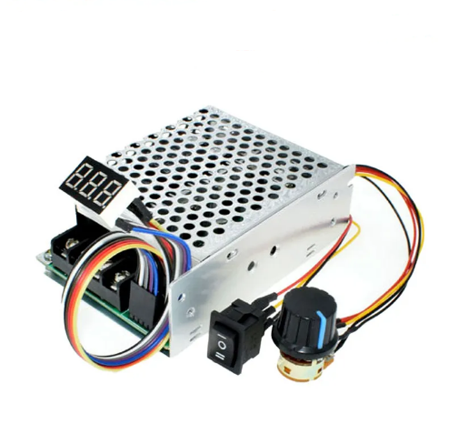 PWM Stepless Motor Speed Governor 40A DC Motor Forward Reverse Controller - Electromann SA