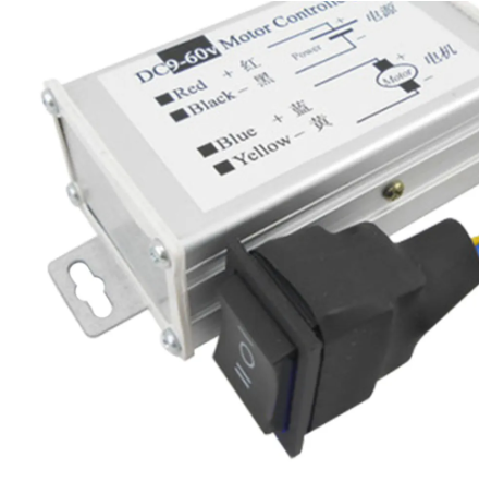PWM Stepless Motor Speed Governor 20A DC Motor Forward Reverse Controller - Electromann SA