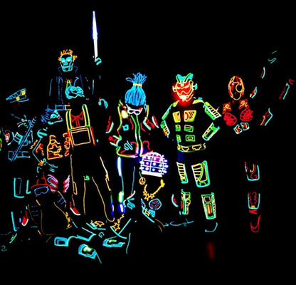 3m Neon EL Wire – Flexible, Bright, and Dynamic Lighting Solution - Electromann SA