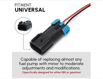 E85 Compatible High Performance In-Tank 450LPH Fuel Pump For Nissan/Subaru - Electromann SA