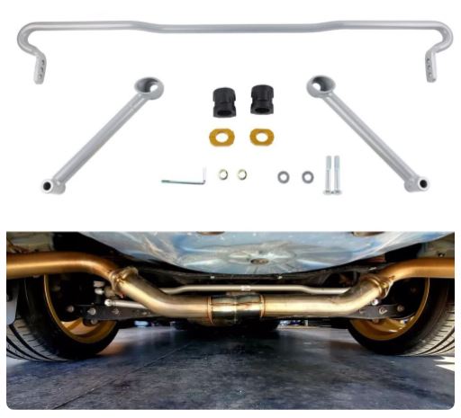 22mm Sway Bar X Heavy Duty Adjustable Rear Sway Bar End Link Kit For Subaru WRX/STI 2008+ - Electromann SA