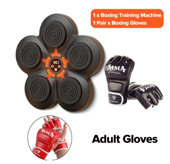 Smart Electronic Wall-Mounted Music Boxing Fitness Trainer - Electromann SA