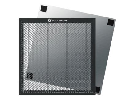 SCULPFUN Laser Cutting Honeycomb Steel Working Table Board - Precise and Clean Cuts - Electromann SA