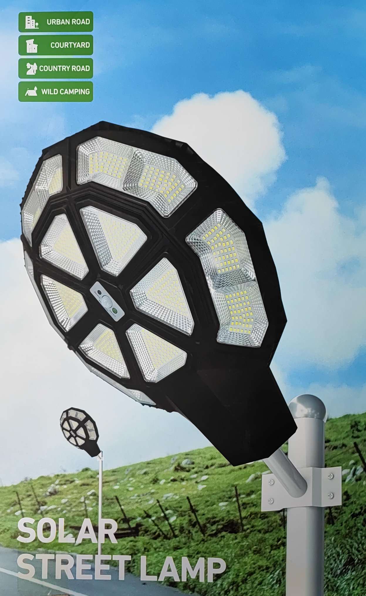 JT-CLEAR 500Watt Solar Powered LED Walkway Light - Energy Efficient Outdoor Lighting Solution - Electromann SA