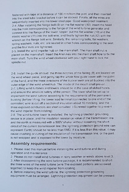 300W 3 Blades 12/24V Wind Turbine with Charge Controller - Electromann SA