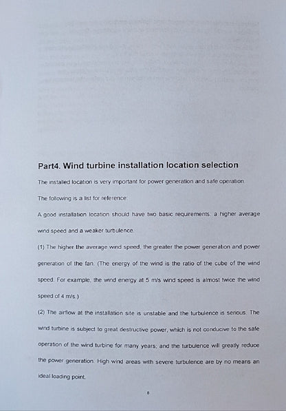 300W 3 Blades 12/24V Wind Turbine with Charge Controller - Electromann SA